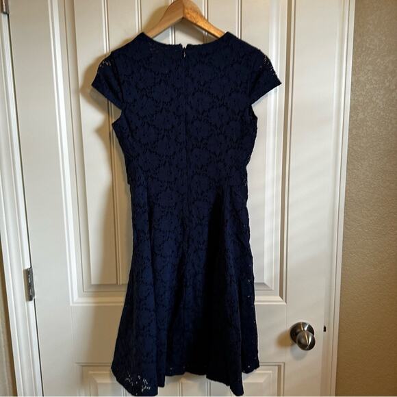 Alfani women’s dress size 2 petite‎ blue lace - Picture 5 of 9